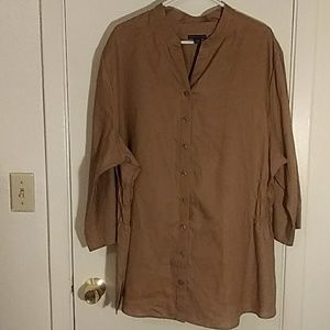 Westbound plus size 100% linen